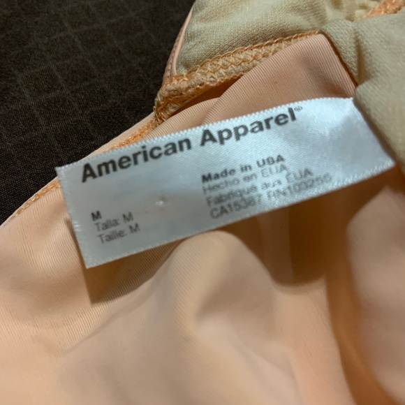 American Apparel Nylon Tricot Halter One Piece - Picture 4 of 4